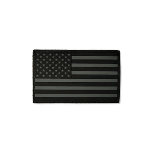 USA Green Flag Patch Flexfit Delta - Allegiance Clothing S/M / Black / Black