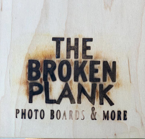 The Broken Plank brands everything they make!