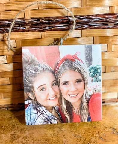 Handmade wooden ornaments made by The Broken Plank.