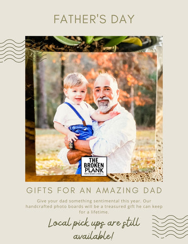 Father's Day gifts are handmade at The Broken Plank