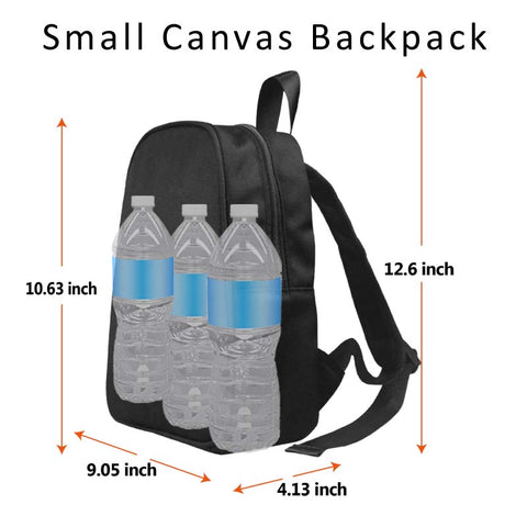 Small canvas back pack size guide