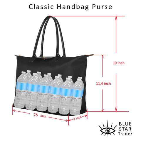 Classic handbag size chart
