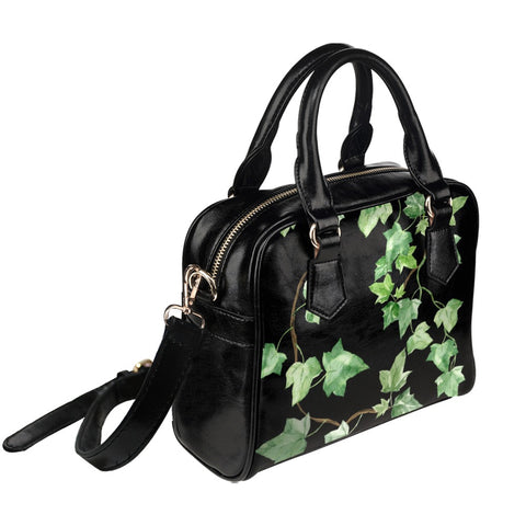 Black and Green Ivy purse handbag shoulder bag