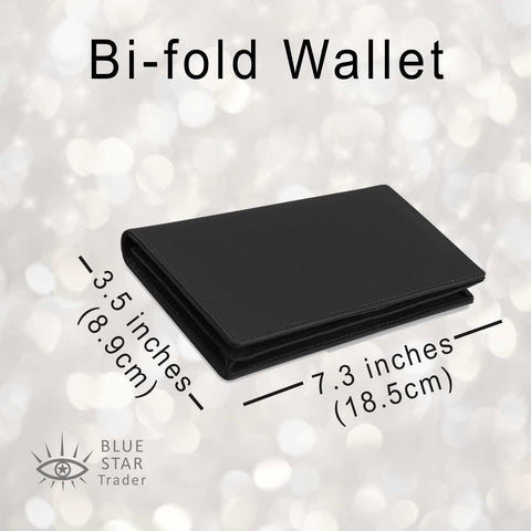 Bifold wallet size chart