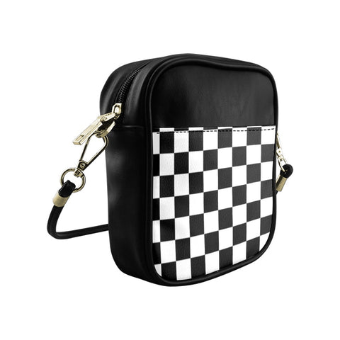 Checkered mini purse, sling bag, crossbody bag