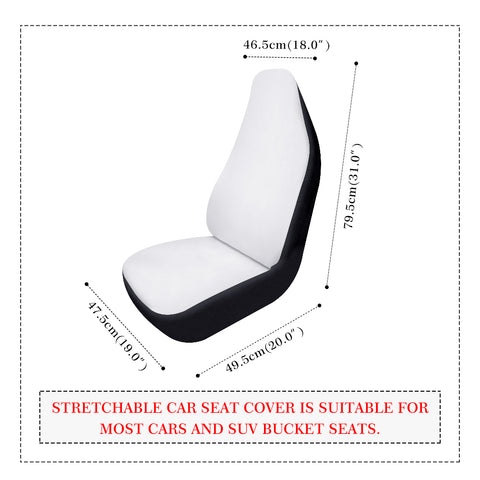 Car seat covers size chart