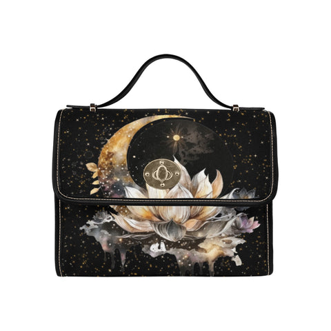 lotus moon witchy satchel purse