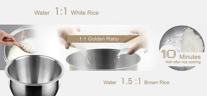 Buffalo Cookware Australia - Rice cookers of 3 cups are ideal for