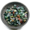 Green jasper gemstones