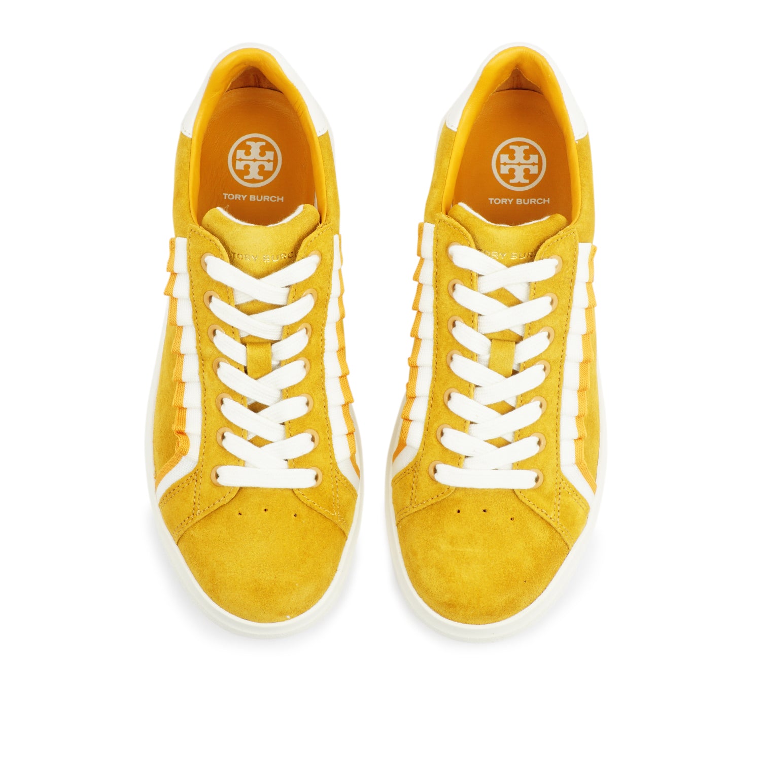 TORY BURCH HOWELL RUFFLE COURT IN YELLOW – Galleria di Lux