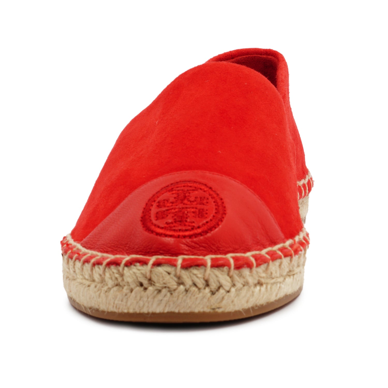 TORY BURCH COLOR BLOCK FLAT ESPADRILLE IN RED – Galleria di Lux