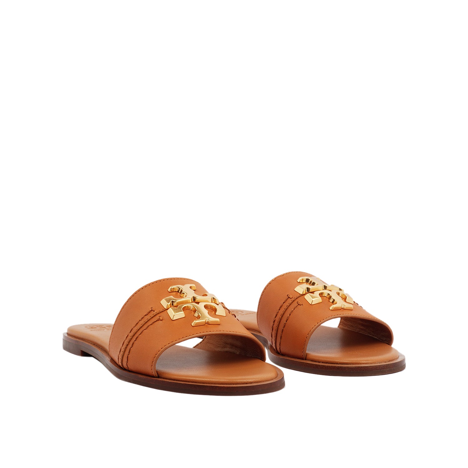 TORY BURCH EVERLY SLIDE IN BROWN