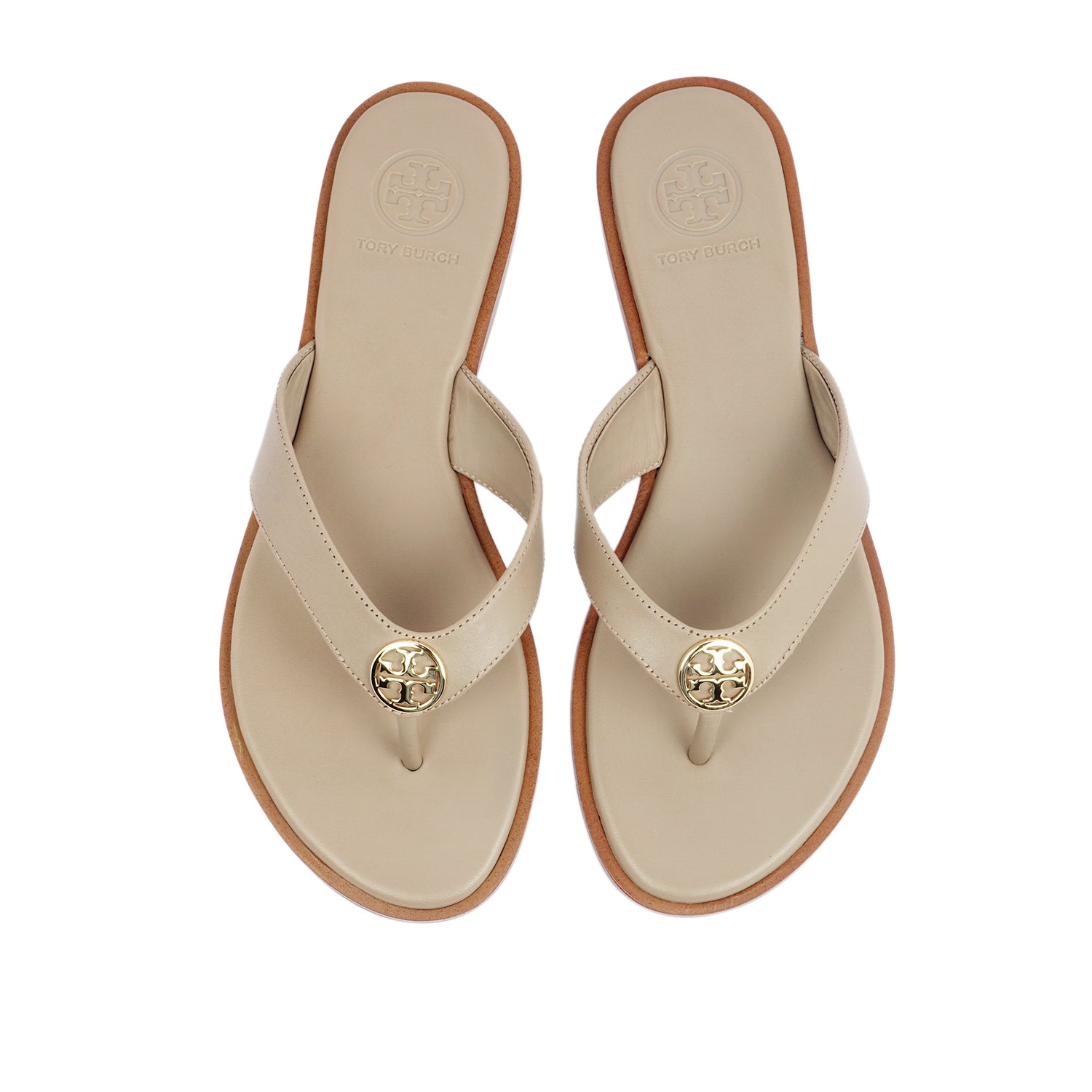 TORY BURCH BENTON THONG IN GREY – Galleria di Lux