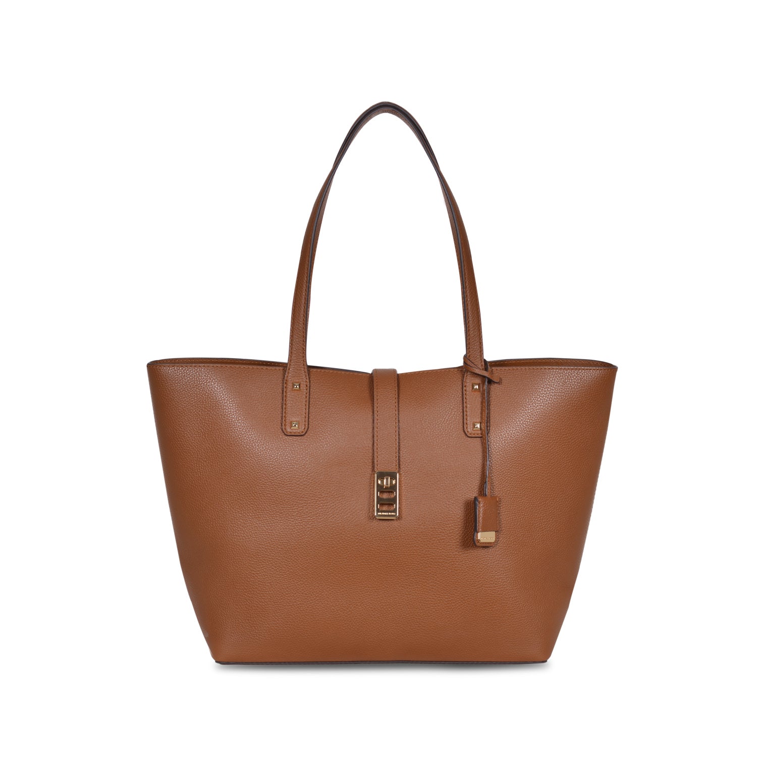 karson large pebbled leather tote bag