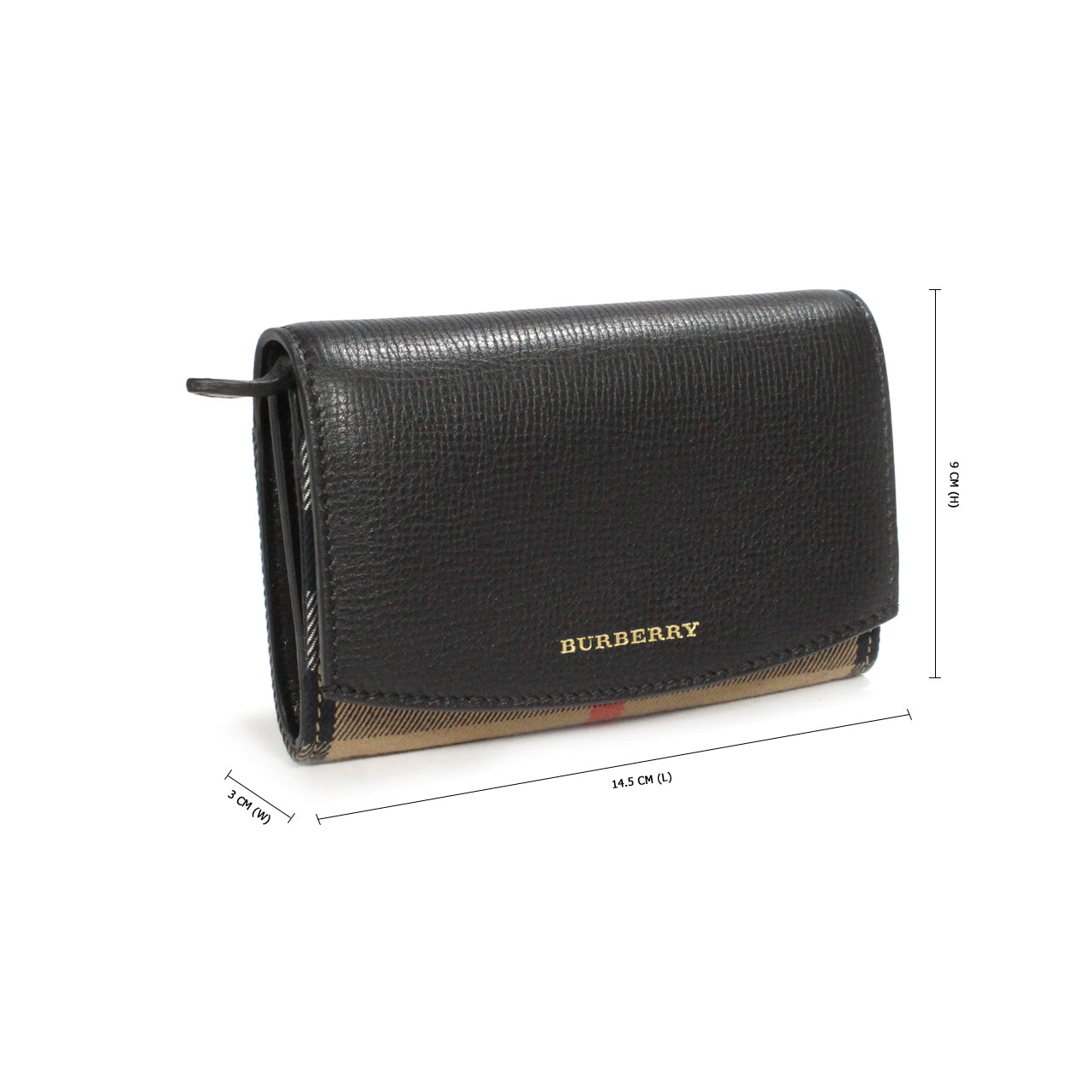 burberry black wallet