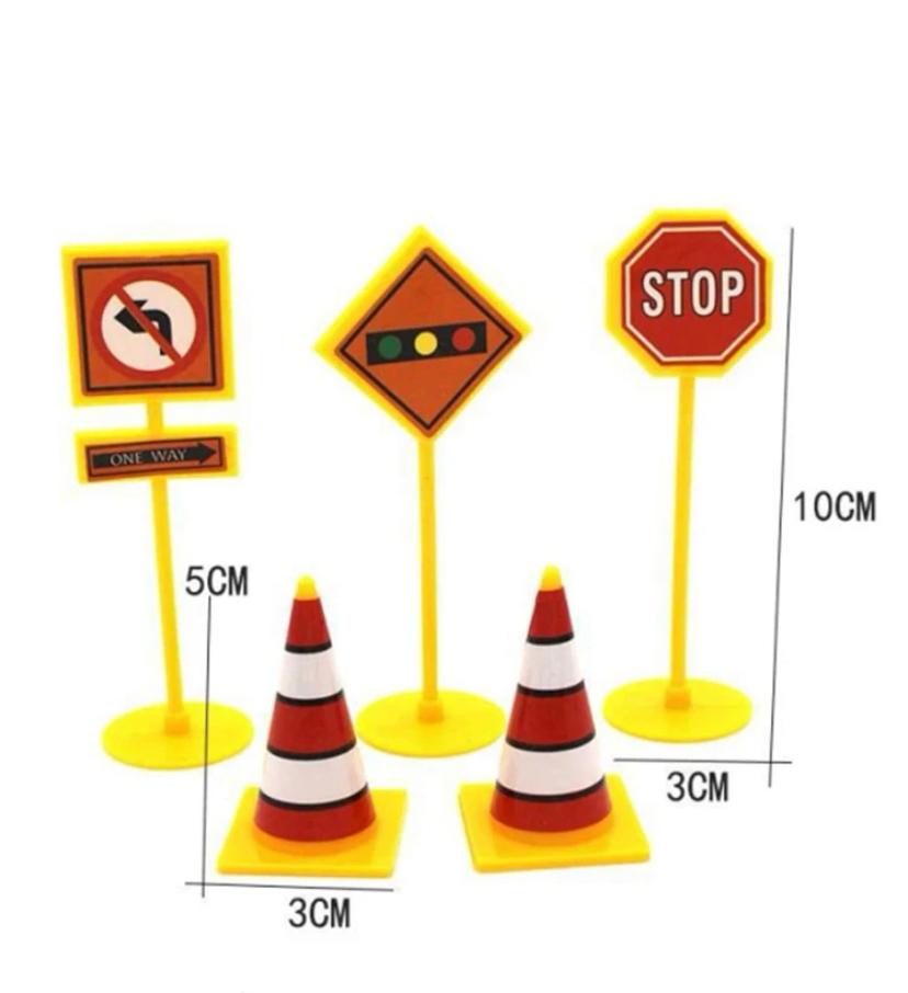 Cake Topper Traffic Road Signs – Lamay