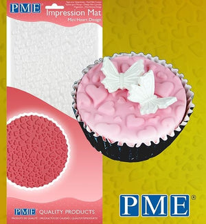 PME Mini Heart Impression mat, Valentine