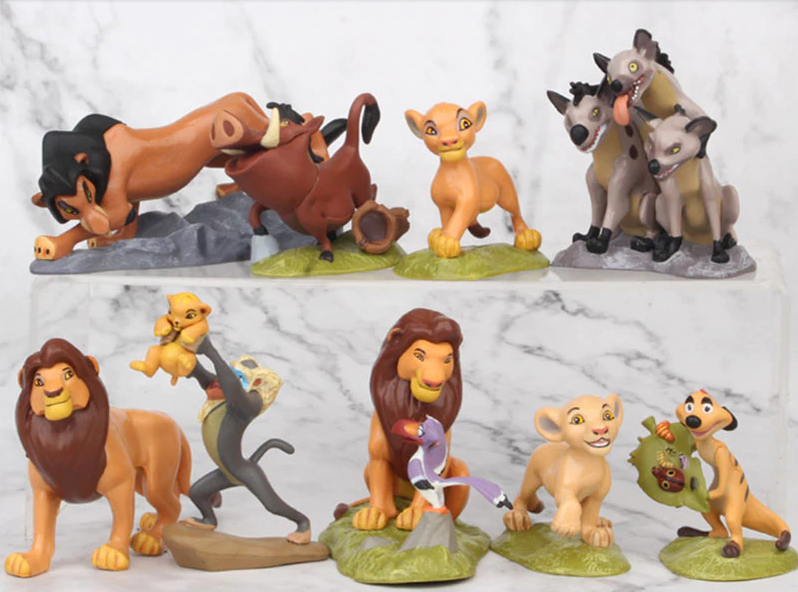 lion king plastic figures