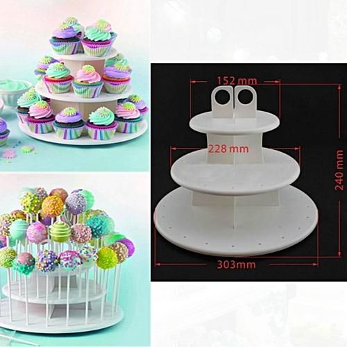 Cake Decorating Cake Pop And Cupcake Stand Plastic For