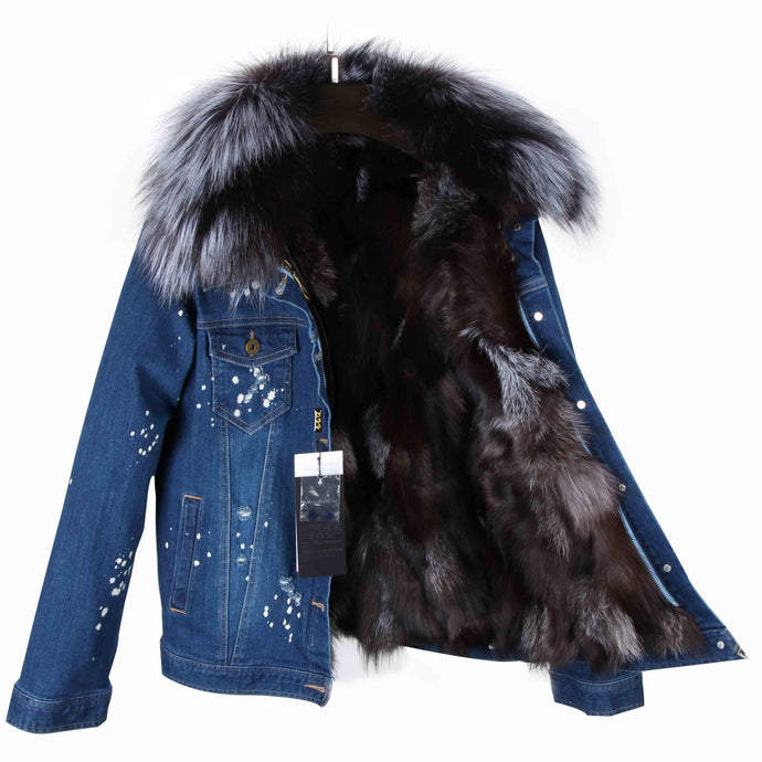 Women's Denim with Fur Jackets – Daniella Erin NYC