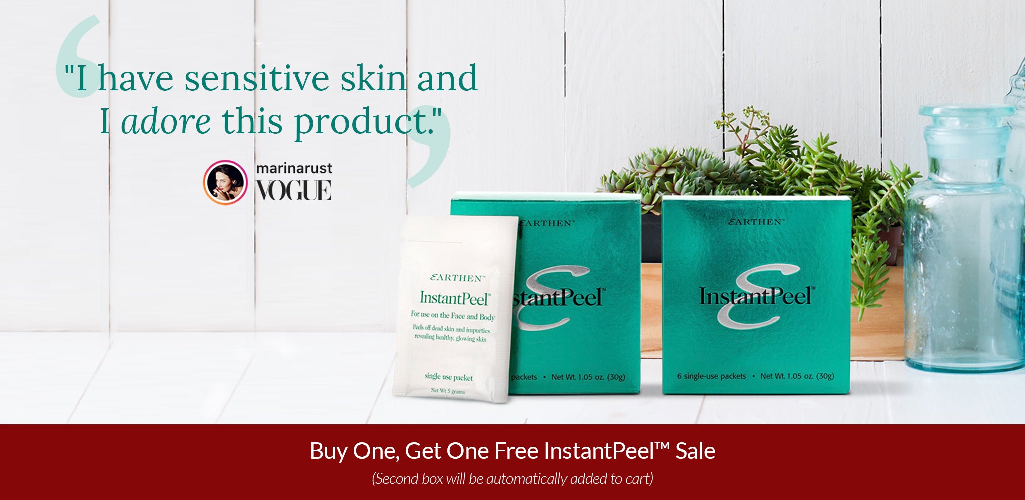 Buy one get one free InstantPeel sale