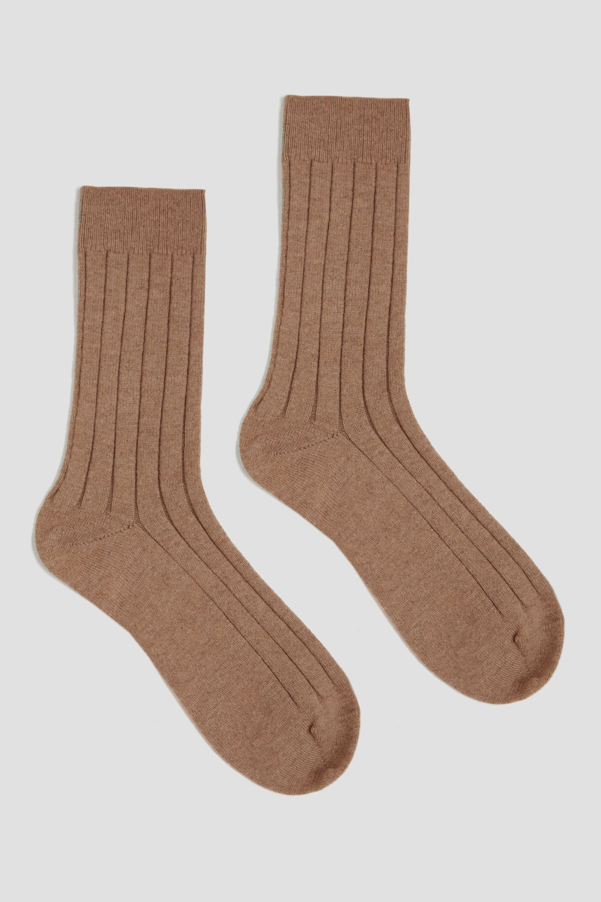 Unisex Ribbed Cashmere Sock