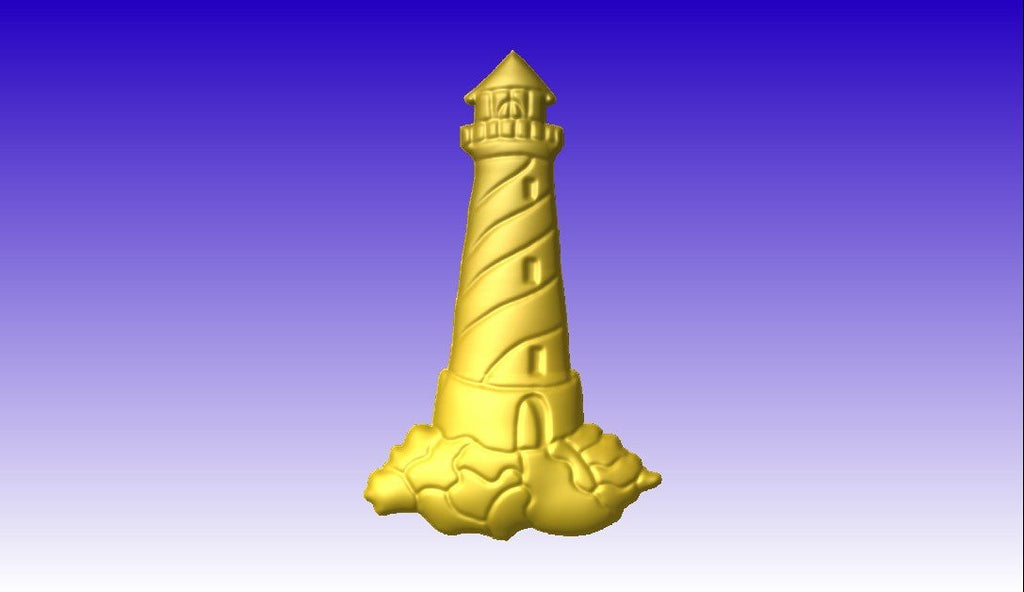 Download Lighthouse 3D Vector Art - CNCVectorArt