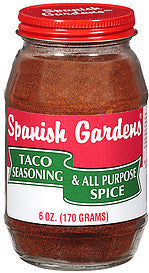 Spanish Gardens Seasoning Spice Taco All Purpose 6 0 Oz Mo