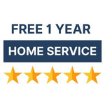 1 Year Home Service Mobile Badge