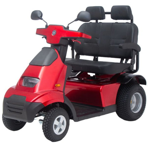 Afikim Afiscooter S4 Dual Seat Red Color View