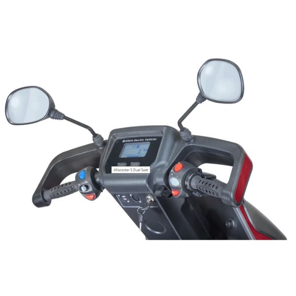 AFIKIM Afiscooter S4 Dual Seat Scooter LCD Dash