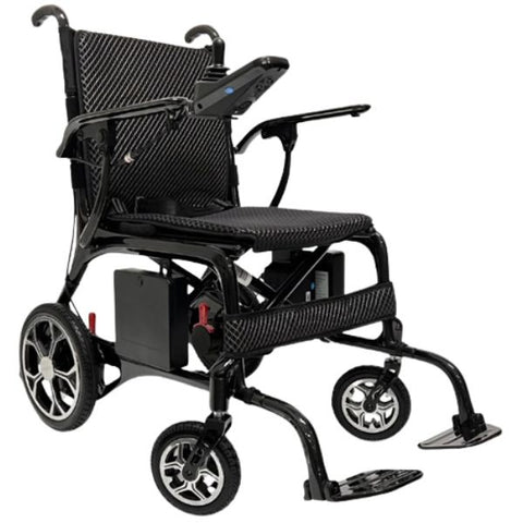 ComfyGo Phoenix Carbon Fiber Folding Electric Wheelchair Standard Textile