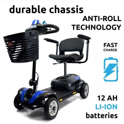 ComfyGo Z-1 Mobility Scooter Durable Chassis