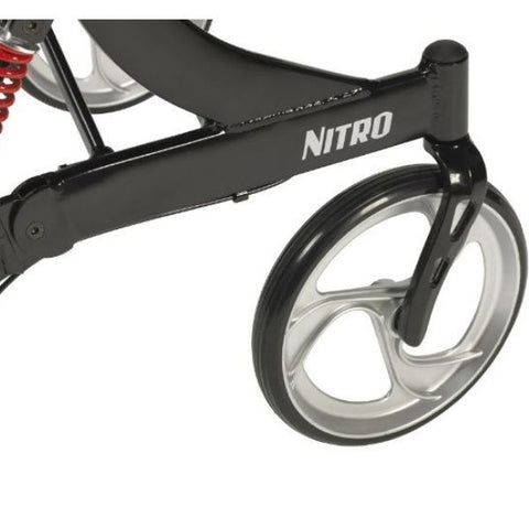 Drive Medical Nitro HD Rollator Caster View