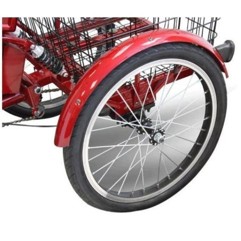 E-Wheel EW-29 Electric Trike Rear Wheel View