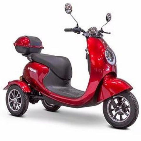 E-Wheels Bugeye 3-Wheel Mobility Scooter Red View