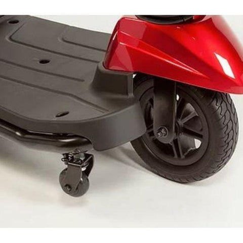 EWheels EW-M33 Three Wheel Travel Scooter Front Wheel View