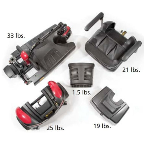 Golden Technologies Buzzaround LT 3 Wheel Mobility Scooter GB107D Disassemble View