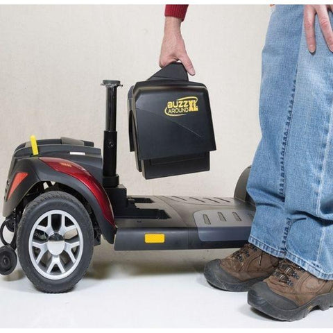 Golden Technologies Buzzaround XLHD 3-Wheel Scooter GB117H Remove Battery View