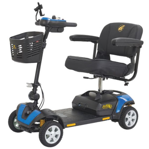 Golden Technologies Buzzaround XLS-HD 4-Wheel Mobility Scooter GB124A-SHZ Blue