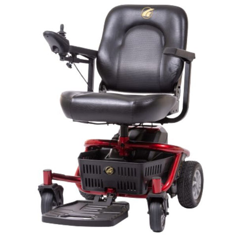 Golden Technologies LiteRider Envy GP162 Power Chair Color Red with Premium Seat