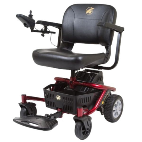 Golden Technologies LiteRider Envy GP162 Power Chair Red Color View