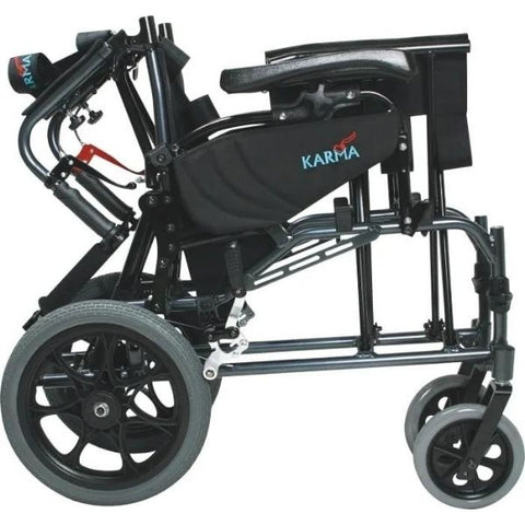 Karman MVP-502-TP Reclining Wheelchair Folded View