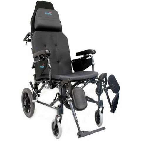 Karman MVP-502-TP Reclining Wheelchair Front View