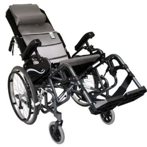 Karman VIP-515 Tilt-in-Space Wheelchair Backrest and Footrest View