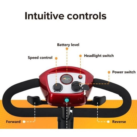 M1 Portal 4-Wheel Mobility Scooter - Compact Travel Power Scooter