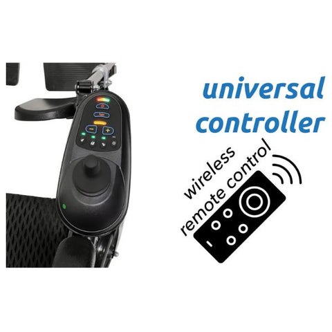 ComfyGo X-9 Electric Wheelchair with Automatic Recline Intelligent Joystick