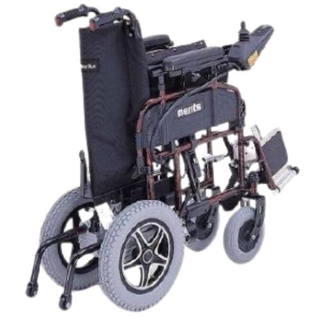 Merits Health P101 Travel-Ease Electric Folding Power Chair Folded View