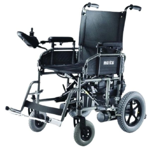 Merits Health P101 Folding Power Chair Front View