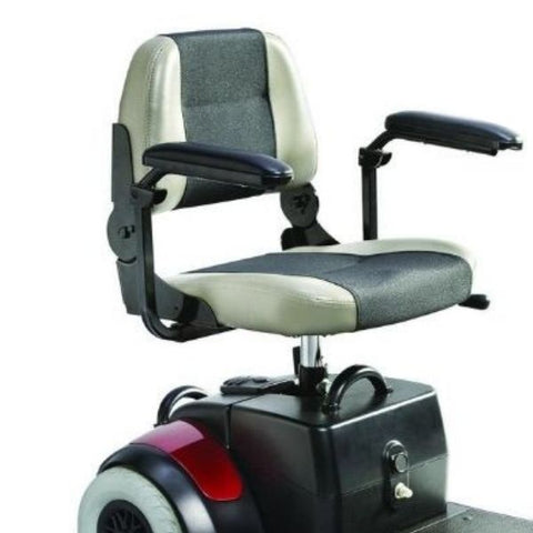 Merits Health S539 Mini-Coupe 3 Wheel Travel Scooter Seat View